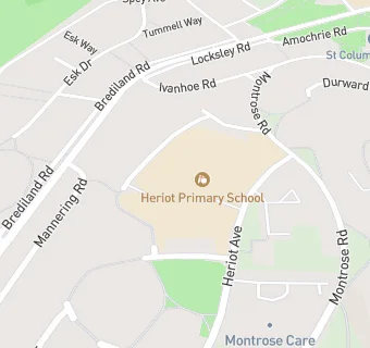 map for Heriot Primary School