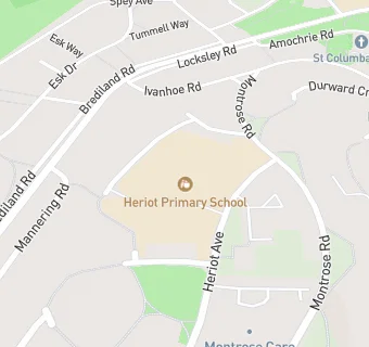 map for Heriot Primary School