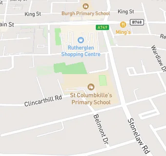 map for St Columbkille's Primary School