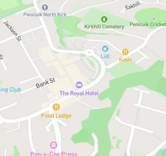 map for The Royal Hotel