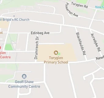 map for Toryglen Primary School