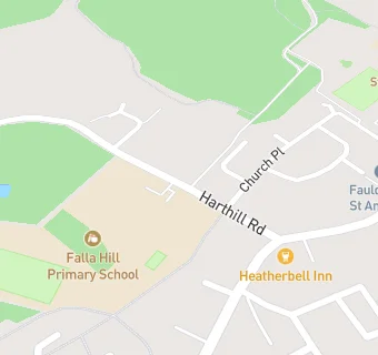 map for Falla Hill Nursery Centre