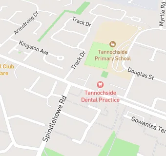 map for Mydentist Uddingston