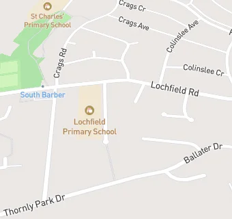 map for Lochfield Primary School