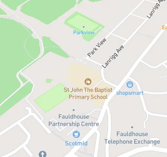 map for St John The Baptist Primary School