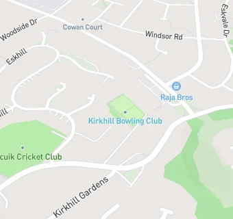 map for Kirkhill Bowling Club