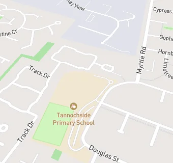 map for Tannochside Primary School