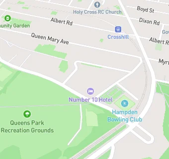 map for No 10 Hotel