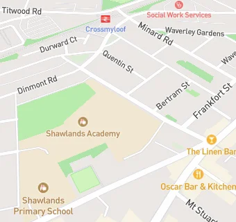 map for Shawlands Academy