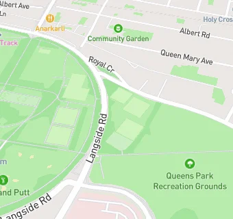 map for Queen's Park Arena