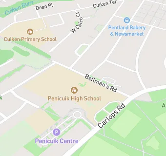 map for Broomhill Day Centre