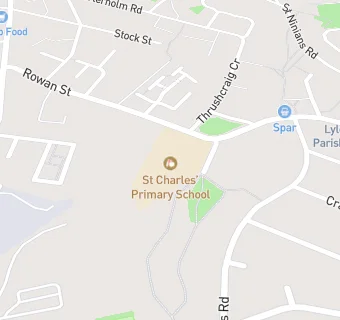 map for St Charles Primary School