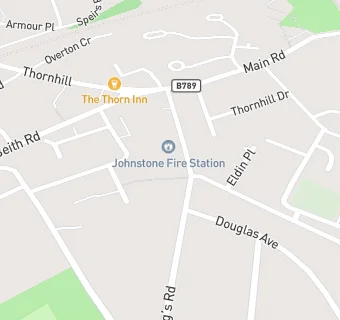 map for Johnstone Fire Station