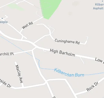 map for Davidsons Chemist (Kilbarchan)