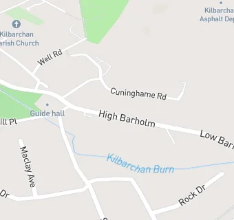 map for Kilbarchan Guide centre