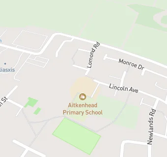 map for Aitkenhead Primary School