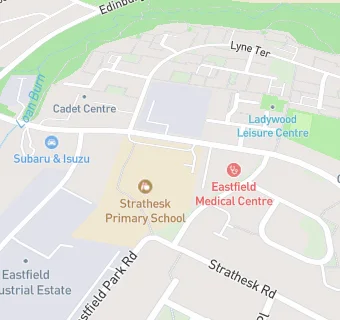 map for Strathesk Primary School