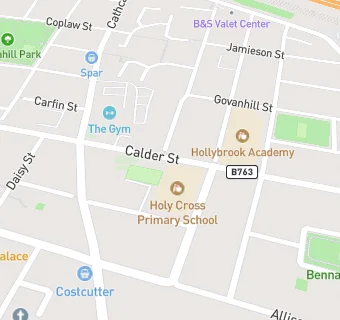 map for Holy Cross Primary School