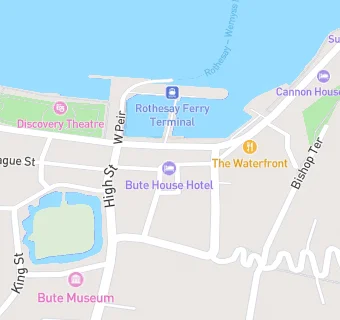 map for Bute House Hotel