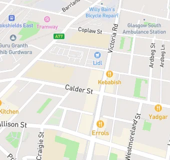 map for Calder Street Dental Care