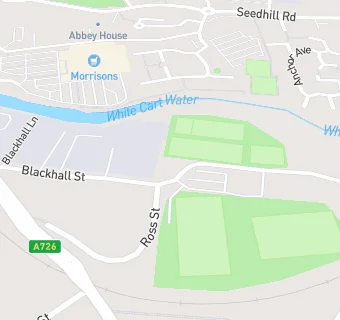 map for Paisley Rugby Club