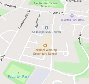 map for Cardinal Winning Secondary School