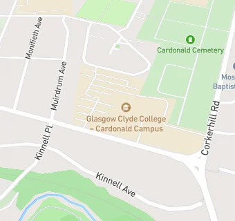 map for Glasgow Clyde College-Cardonald Campus