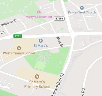 map for St Marys Primary