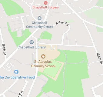 map for St Aloysius' Primary School