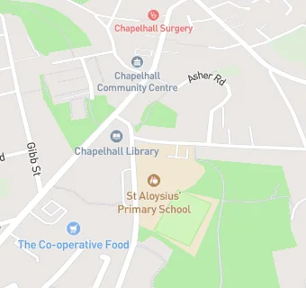 map for St. Aloysius and Chapelhall Primary