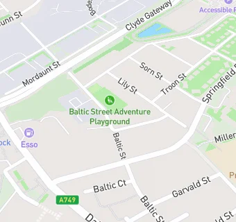 map for Baltic Street Adventure Nursery