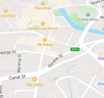 map for Mydentist Johnston Street, Paisley