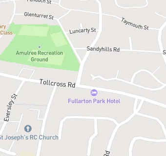 map for Tollcross Dental Care