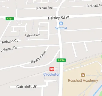 map for Crookston Hotel