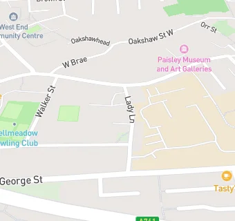 map for Victoria Bowling Club