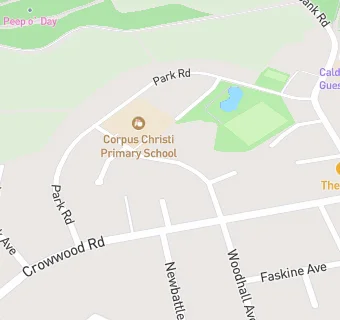 map for Corpus Christi School