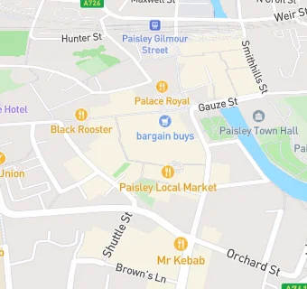 map for Bargain Buys