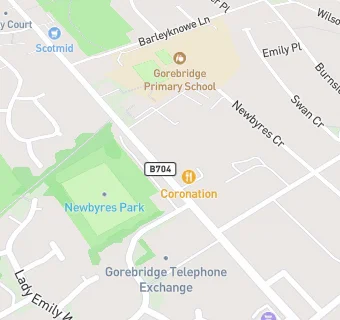 map for Coronation Inn