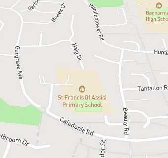 map for St Francis Of Assisi Primary School