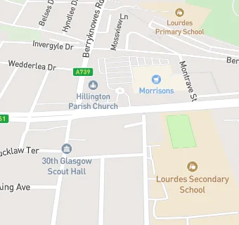 map for Ashton Medical Practice (Cardonald Medical Centre)