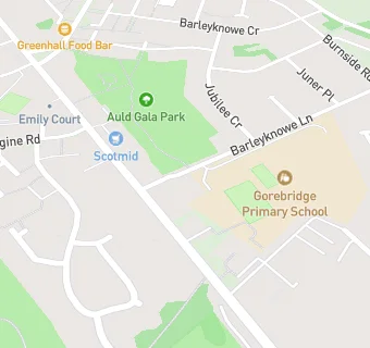 map for Gorebridge Primary School Nursery