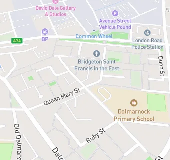 map for Connect 2 Out Of School Care (Dalmarnock)