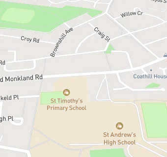 map for St Timothy's Primary School