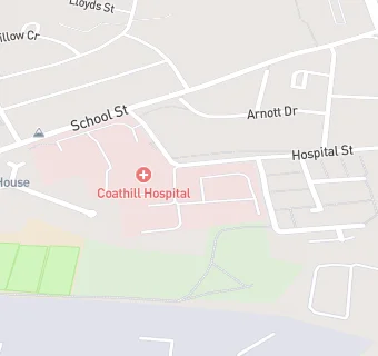 map for Coathill Hospital