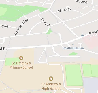 map for St Andrew's High School