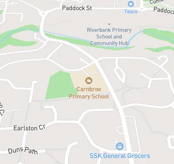 map for Carnbroe Primary School