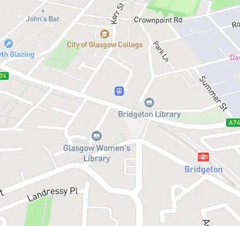 map for Bridgeton Cross Market