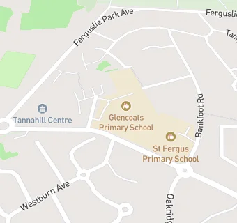 map for Glencoats Primary School