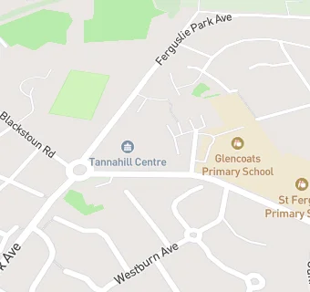 map for Ferguslie Pre - Five Centre