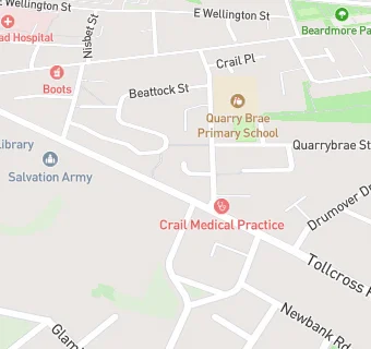 map for Tollcross Pharmacy